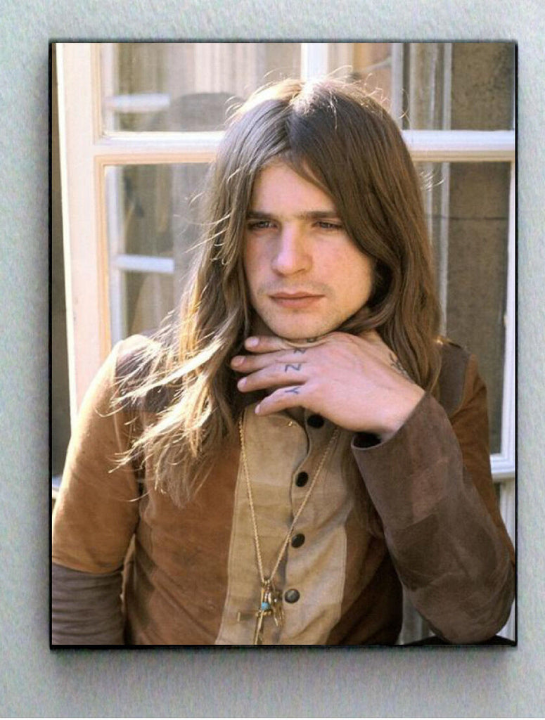 Rare Framed 1974 Ozzy Osbourne Vintage Photo. Giclée Print