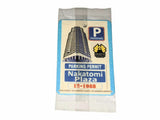 Die Hard Movie Nakatomi Plaza 12/1988 Prop Parking Pass Car Air Freshener Promo