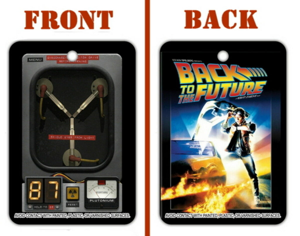 Back To The Future Flux Capacitor mini Poster Car Air Freshener Promo 4 inches