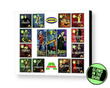 Framed Aurora Monster Model Kits Toy Glow-In-The-Dark Collage numbered  Lim Ed