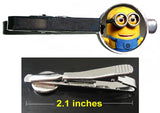 Despicable Me 2 Minion Dave Tie Clip Clasp Bar Slide Silver Metal Shiny