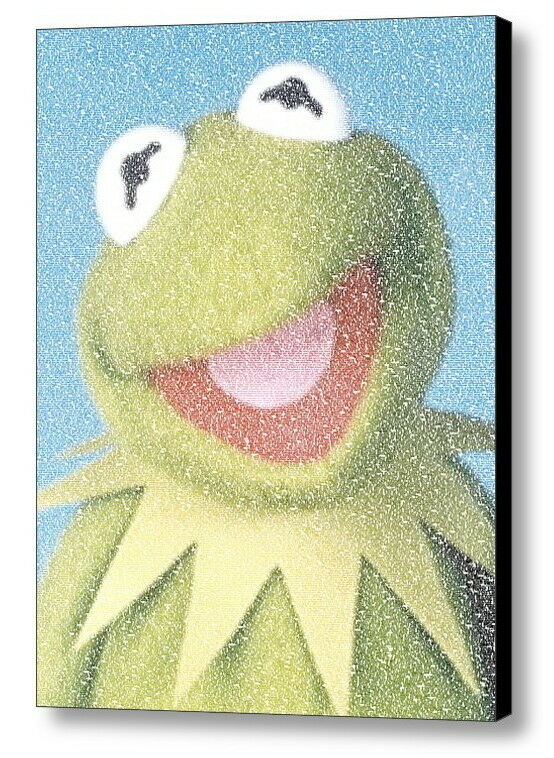Kermit The Frog Muppets Quotes Mosaic AMAZING Framed 9X11 Limited Edition w/COA