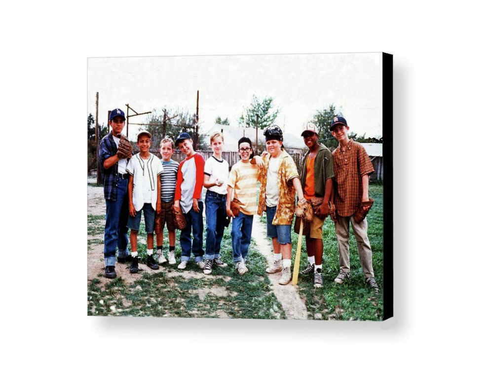 Framed The Sandlot baseball movie prop press box Photo.