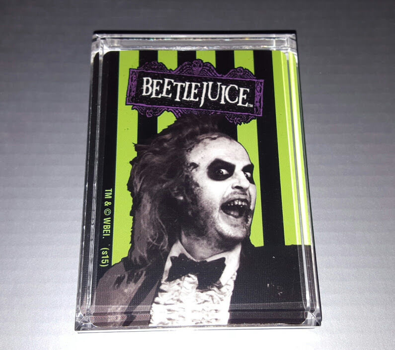 BeetleJuice Michael Keaton Acrylic Executive Display Piece or Desk Paperweight