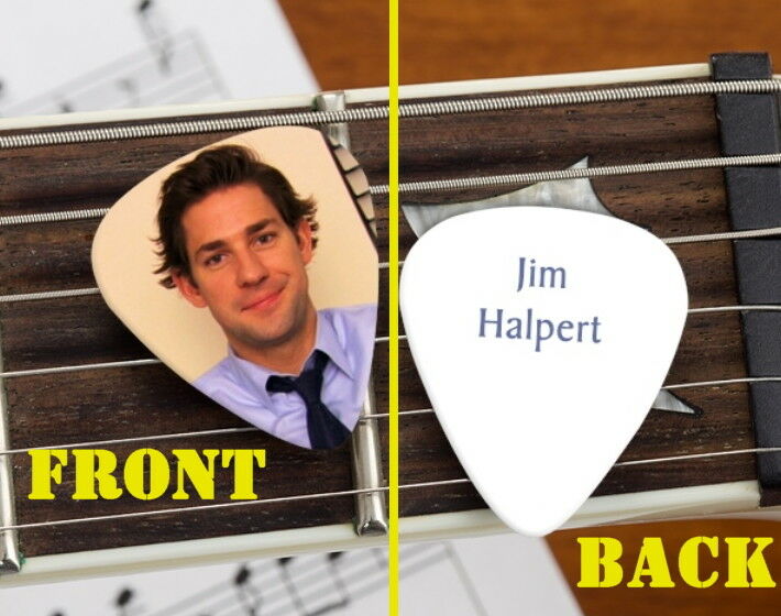 Set of 3 The Office Jim Halpert premium Promo Guitar Pick Pic