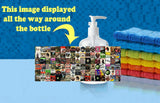 The Beatles Albums Soap / Hand Sani. Refillable Dispenser Not just a label!