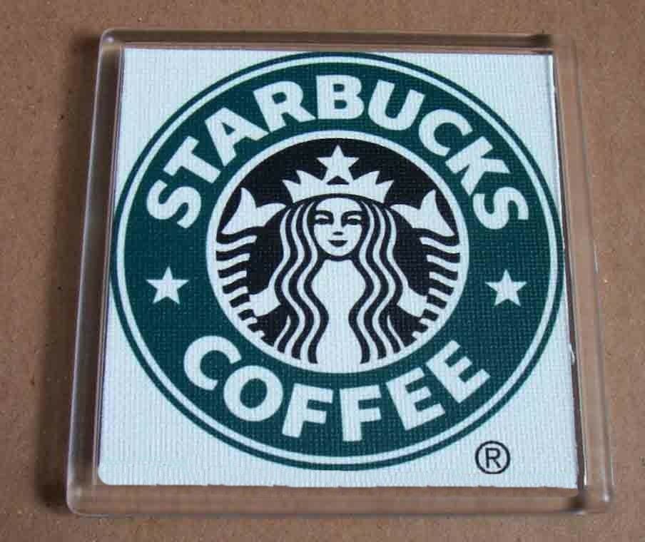 Starbucks Coffee Coaster 4 X 4 inches