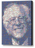 Amazing Framed Bernie Sanders US Flags Mosaic Limited Edition Numbered Art Print