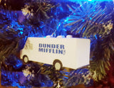 The Office TV Show Dunder Mifflin Delivery Truck Holiday Christmas Tree Ornament