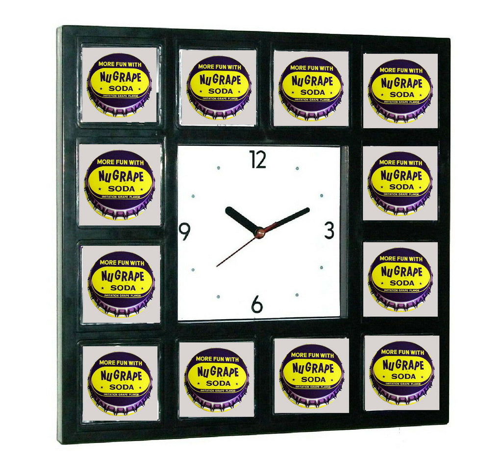 New Nu Grape Soda Sign Clock with 12 pictures