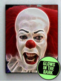 Pennywise IT Scary Creepy Clown Glow In The Dark Framed Cool Art Mini Poster