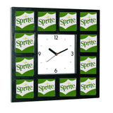Sprite Drink Pop around the Clock sign with 12 pictures