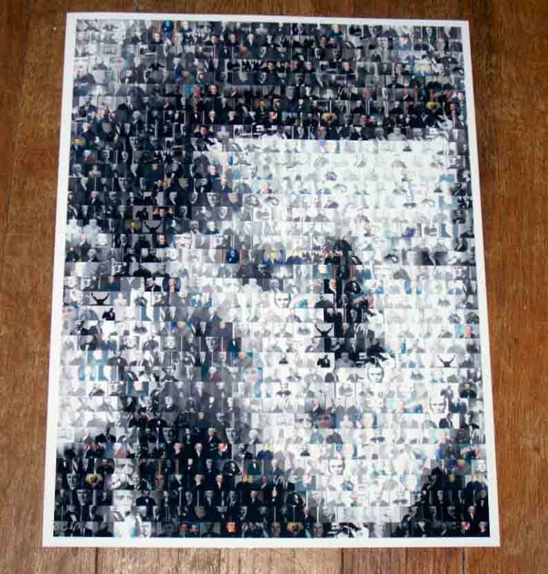 Amazing RARE John F. Kennedy PRESIDENTS Montage #ed