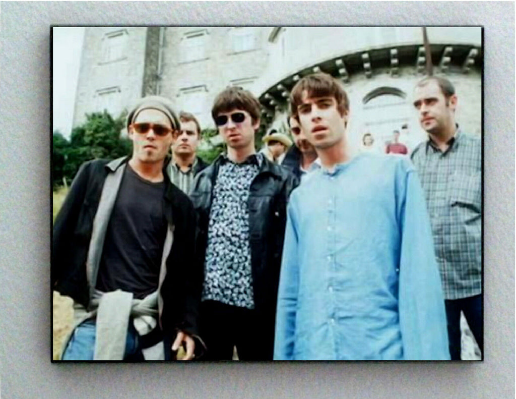 Rare Framed Johnny Depp with Oasis Vintage Photo. Jumbo Giclée Print