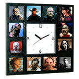 Horror Movie Jason Freddy Kruger Pinhead Chucky Michael Myers + Halloween Clock