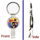 The Monkees COLOR Pendant or Keychain silver tone secret bottle opener