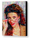 Framed Seinfeld Abstract Elaine Benes 8.5X11 Print Limited Edition w/signed COA