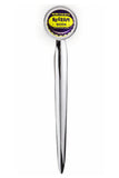 Nu Grape Soda Pop Cap Letter Opener Metal Silver Tone Executive Knife