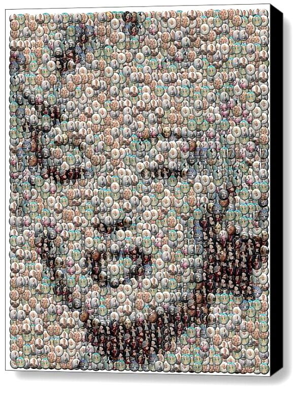 Framed Marilyn Monroe Bubble incredible Mosaic Limited Edition Art Print COA