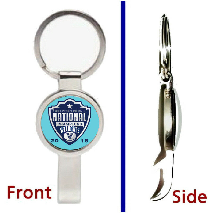 Villanova Wildcats 2018 National Champions Basketball Keychain bottle opener