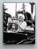 Framed Marilyn Monroe holding Muhammad Ali faux signed autograph Limited Edition