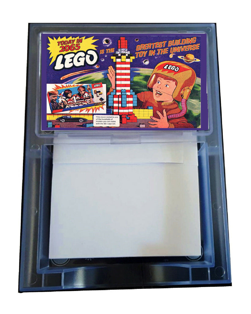 retro old classic LEGO ad advert Note Pad Memo Holder