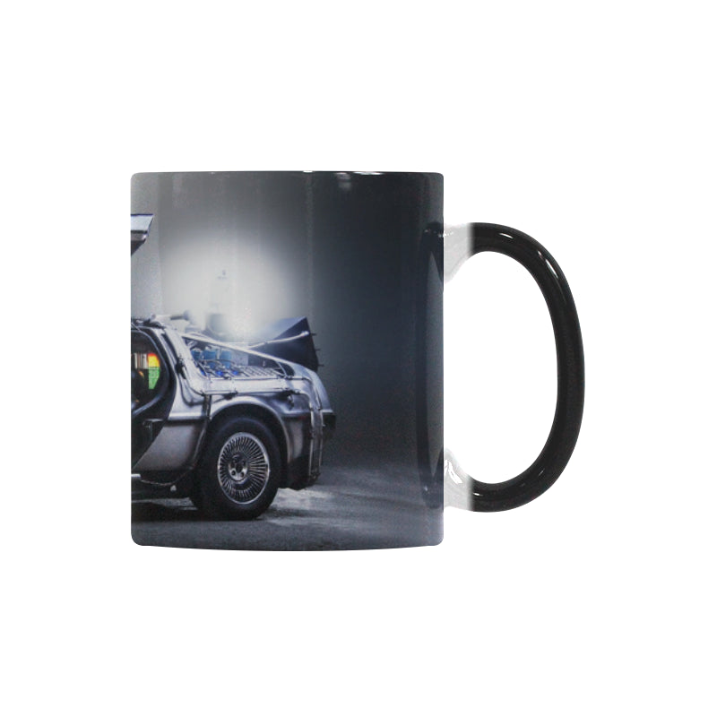 Back To The Future Delorean Time Machine Custom Morphing Mug