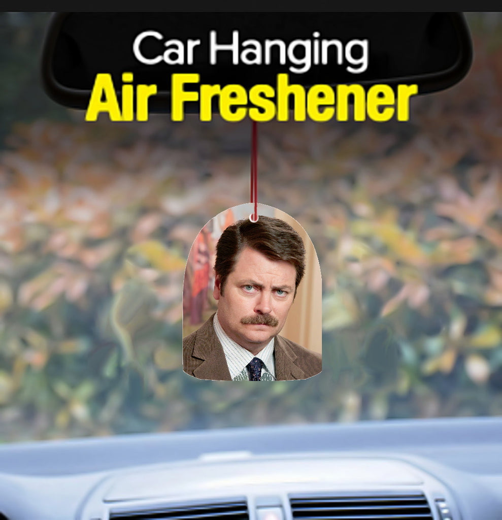 Parks and Rec Recreation Ron Swanson Bacon Car Air Freshener Promo