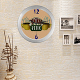 Central Perk Silver Color Wall Clock