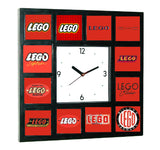 Lego logo history Clock with 12 pictures , Clocks & Radios - Final Score Products, Final Score Products
