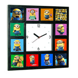 Minions Movie Clock w/ 12 Pictures NOW available in Glow In The Dark , clock - Final Score Products, Final Score Products
