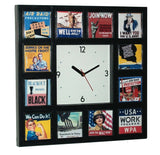 World War II WPA posters Wall or desk clock , Watches & Clocks - n/a, Final Score Products
