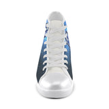Dr. Who Tardis Hi Tops Men's or Womens High Top Canvas Shoes