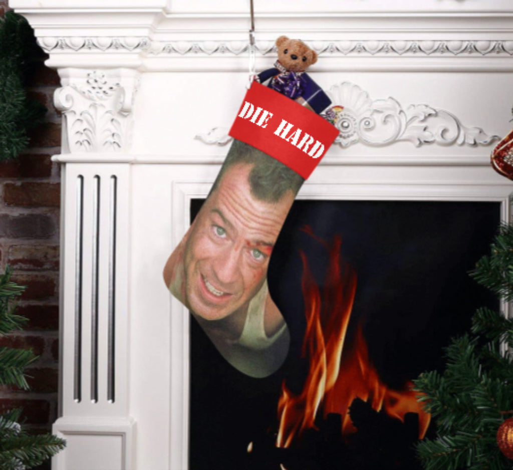 RARE Die Hard Movie Christmas Promo Stocking Full Size John McClane Hans Gruber