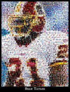 Washington Redskins Sean Taylor Mosaic INCREDIBLE , Movie Memorabilia - Final Score Products, Final Score Products
 - 1