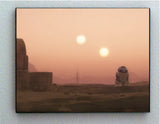 Star Wars R2D2 Sunset on Planet Tatooine Art Print , Posters, Prints & Pictures - Artist Paul Van Scott, Final Score Products

