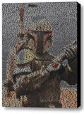 Star Wars Boba Fett Quotes Mosaic INCREDIBLE , Movie Memorabilia - Final Score Products, Final Score Products
 - 1