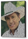 George Strait Song List INCREDIBLE Mosaic Print Limited Edition , Posters, Prints & Pictures - Artist Paul Van Scott, Final Score Products
 - 1