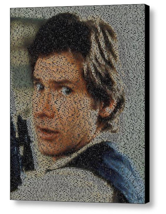 Star Wars font Han Solo Quotes Mosaic INCREDIBLE