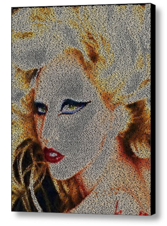 Lady Gaga Born This Way Song Lyrics Mosaic Print Limited Edition , Posters, Prints & Pictures - Artist Paul Van Scott, Final Score Products
 - 1