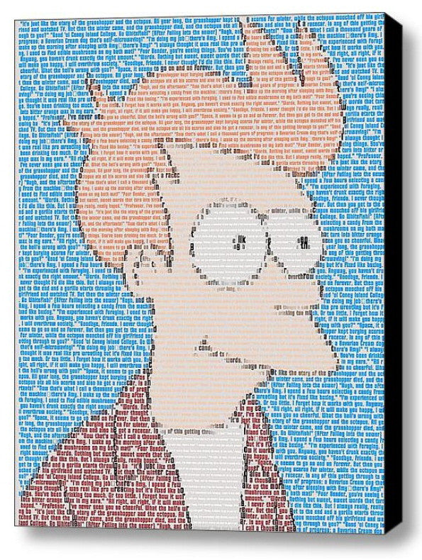 Futurama Philip J Fry Quotes Mosaic INCREDIBLE Framed or unframed Limited Edition Art Print