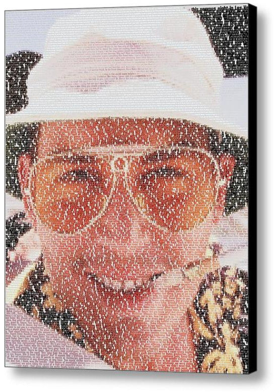 Fear and Loathing in Las Vegas Johnny Depp Raoul Duke Script Dialog Quotes Mosaic INCREDIBLE