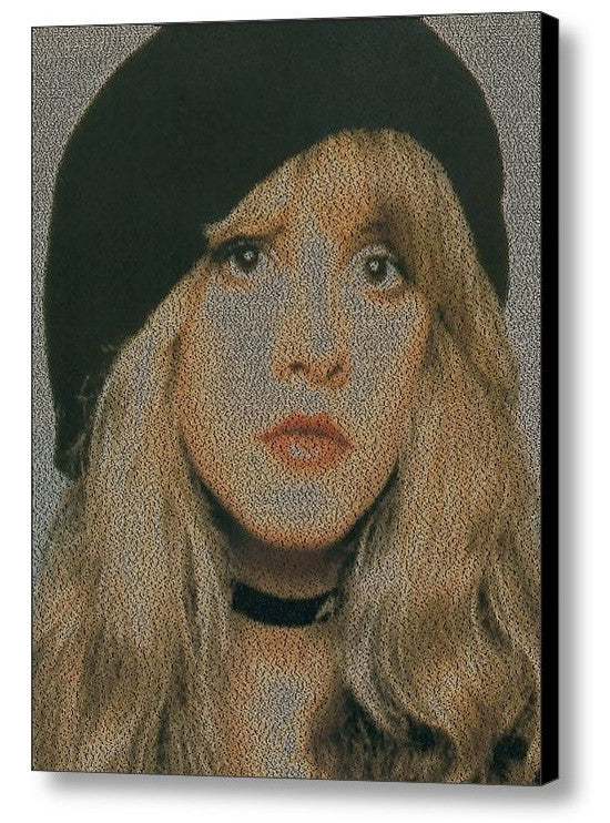 Stevie Nicks Edge of Seventeen Song Lyrics Mosaic Print Limited Edition