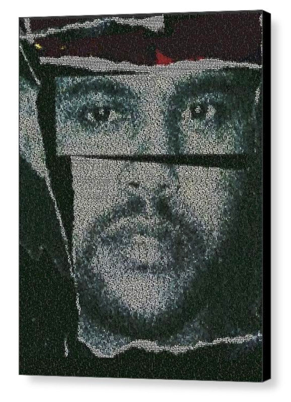 The Weeknd Can't Feel My Face Song Lyrics Mosaic Print Limited Edition