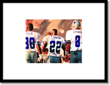 Framed/Unframed Dallas Cowboys Triplets print , Poster - Merchify.com, Final Score Products
 - 2